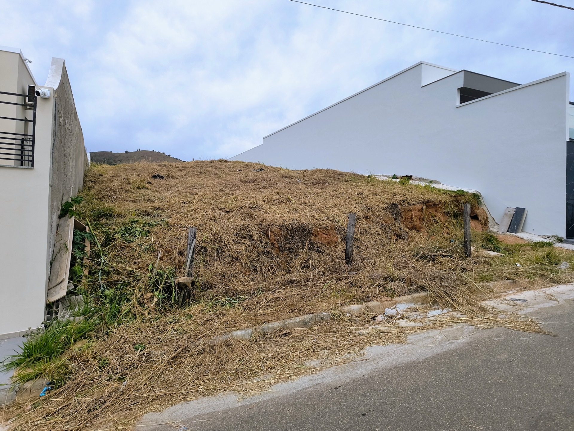 Parte frontal do lote